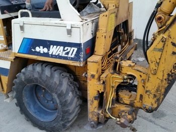 วีดีโอมาแล้วครับ รถหน้าตักหลังขุดล้อยาง KOMATSU WA20 (WHEEL LOADER)  เก่านอก ญี่ปุ่น