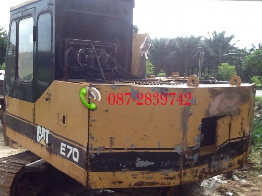 ขายรถแบคโฮ CAT E70