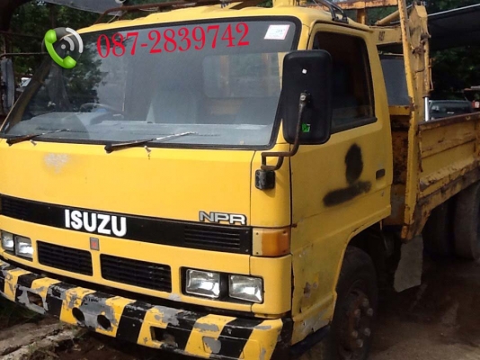 ขายรถบรรทุกกระบะเหล็ก 6 ล้อ ISUZU NPR 115 แรงม้า