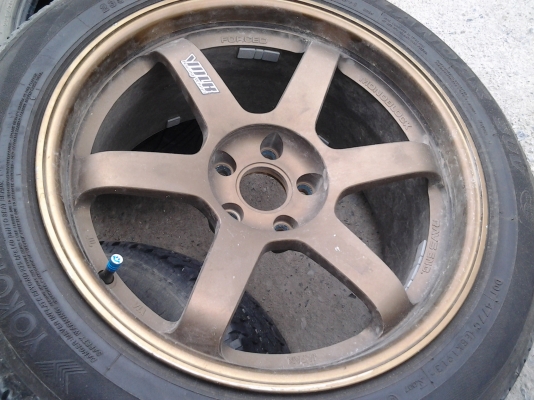 TE37 ขอบ18 น.9 ล.10 5รู114 พร้อมยาง TE37 ขอบ18 น.9 ล.10 5รู114 พร้อมยาง