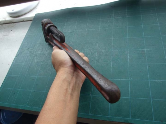 ประแจจับแป๊ปขาเดี่ยว Ridgid ขนาด 18"