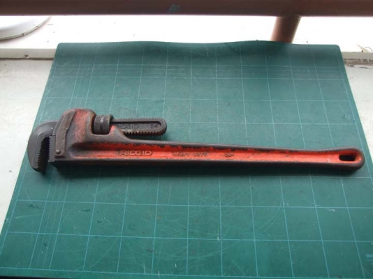 ประแจจับแป๊ปขาเดี่ยว Ridgid ขนาด 24"