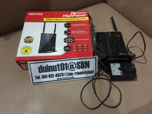 เร้าเตอร์ Buffalo WHR-HP-G300N | wifi land  ใช้งานได้ปกติ