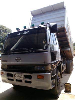 เลิกกิจการ..ขายรถพ่วงดัมพ์ HINO 2K เครื่อง 260 แรง ปี 45 ดัมพ์สามมิตร เฉพาะแม่