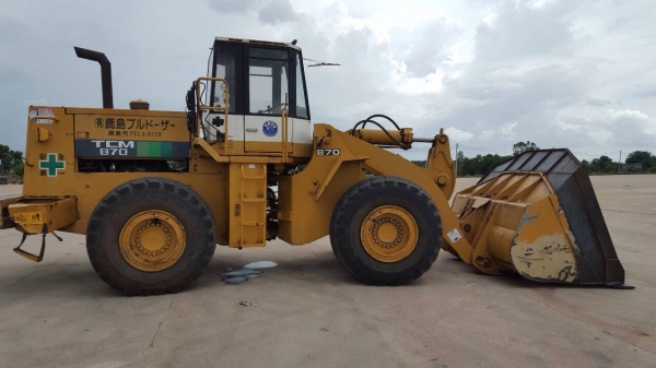 รถตักล้อยาง  TCM 870 รถนอกนำเข้า