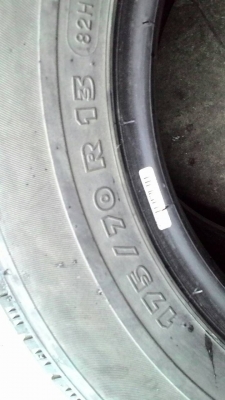 175/70R13 MICHELIN cartis ชุด 4 เส้น tel.081-427-3941