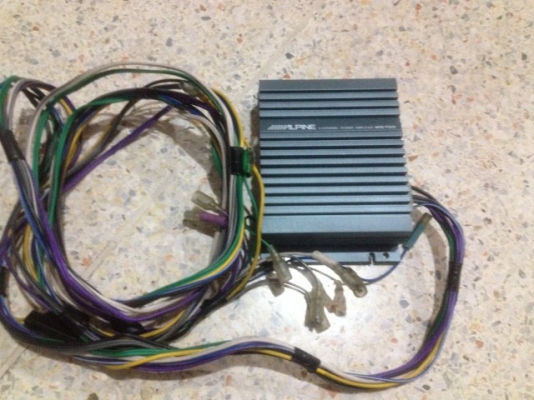 เเอม ALPINE ตัวเล็ก 4CH ของเก่าญี่ปุ่นแท้สภาพสวย