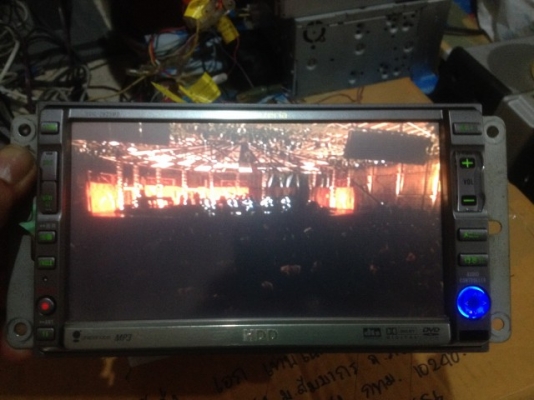 PIONEER AVIC ZH25 เล่น HDD DVD MP3 MD ของเก่าญี่ปุ่นสภาพดีใช้งานปกติ