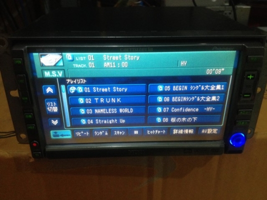 PIONEER AVIC ZH25 เล่น HDD DVD MP3 MD ของเก่าญี่ปุ่นสภาพดีใช้งานปกติ