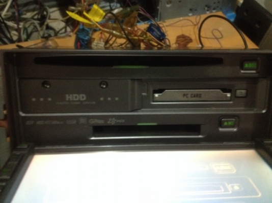 PIONEER AVIC ZH25 เล่น HDD DVD MP3 MD ของเก่าญี่ปุ่นสภาพดีใช้งานปกติ