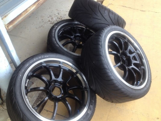 ล้อแท้ ADVAN RACING ของ18กว้าง8อ๊อฟ37สีเดิมยุ่นสภาพสวยยางติดมาปี12