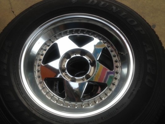 ล้อเเท้ WEDS SPORT ขอบ17กว้าง8นิ้ว6รู139หน้ากระจกเดิมๆญี่ปุ่นสภาพสวย