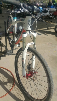 ขายจักรยาน แต่งโช้ค เกียร์ ดุม ตามรูปครับ