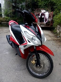 ขายลูกเดียวmio125RRปี2553ราคาเบาๆ มีเล่มเอกสารครบ