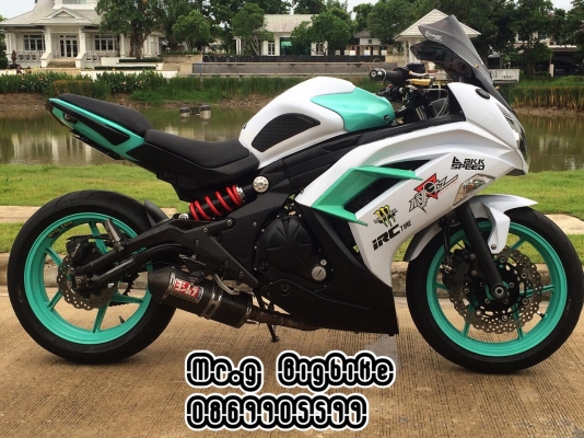 คุ้มราคาที่สุดในรุ่น Ninja650 ABSโฉมปี13  แต่งเต็ม สีสวย ยางสวย นางฟ้า ทะเบียนเลข3 ราคา 169000 เท่านั้น