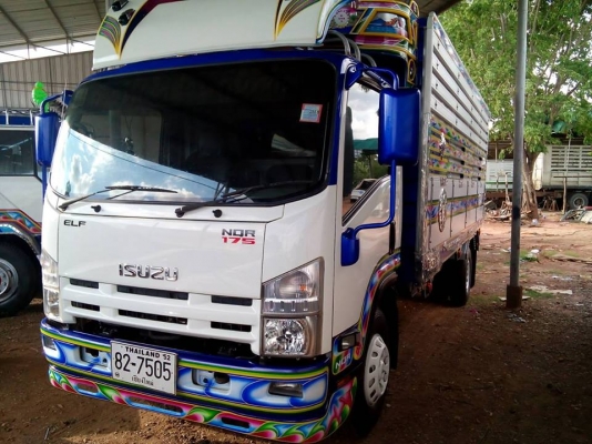 **1,250,000 บ.ต่อรอง/// 6ล้อดั้มเนียมเกษตร NQR-175 ยูโร3 **ขาย ISUZU NQR-175 6ล้อดั้มมิเนียมคอกเกษตร ต่อใหม่ สวยจัด ISUZU NQR MP1N1R75L9T 4HK1-175HP EURO-3 ปี52 เครื่องเดิม เกียร์เดิม ใช้งานน้อย ไมล์ 11x,xxx กม.แท้ เครื่องดี แน่น แห้ง แรง ไม่มีเยิ้มครับ เ