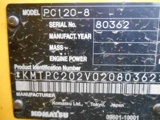 PC120-8-80362 รถนอก ขายถูก