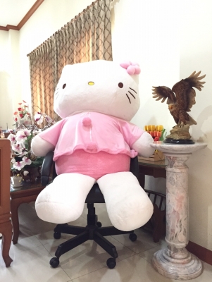 คิตตี้ยักษ์ ตัวหนักอึ้ง ใหญ่กว่าคน ของแท้ ในห้าง5พันกว่า