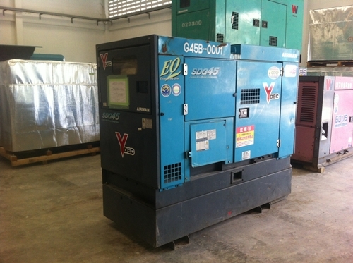 เครื่องปั่นไฟ AIRMAN SDG45S สวยครับ เก่านอก สนใจติดต่อมาได้เลยครับ