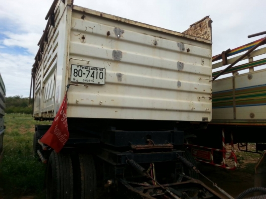 ขายหางพ่วง สามมิตร SMM สองเพลาดั๊ม มี 2 หาง