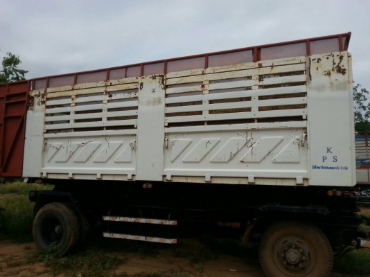 ขายหางพ่วง สามมิตร SMM สองเพลาดั๊ม มี 2 หาง