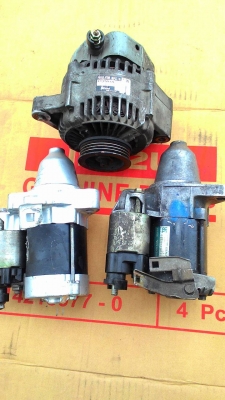 ไดชาร์ท ไดสตาร์ท HONDA. รวม 3 ตัว tel.081-427-3941