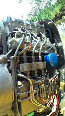 เรือตกปลาป้อมกลาง 14ฟุต เครื่องHonda 30แรง4จังหวะ