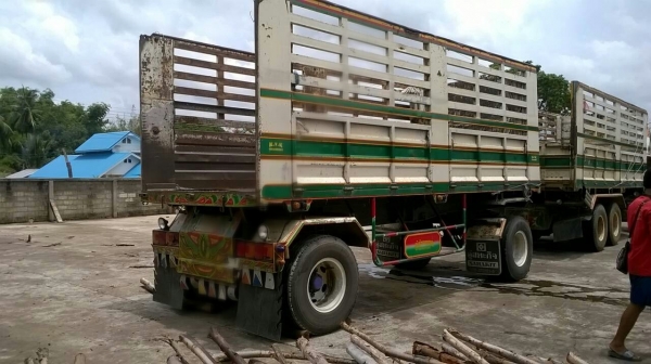 ขายรถพ่วง 18 ล้อ แม่+ลูก กระบะเหล็กคอกเกษตรดั้ม ISUZU ล๊อค 195 วางเครื่อง 320 แรง เกียร์อีตั้น ช่วงล้าง 240 รถสวย ราคา1570000 ต่อรอง