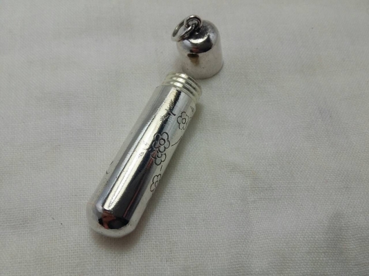 หลอดตะกรุดเงินแท้สิงคโปร์