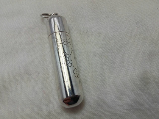 หลอดตะกรุดเงินแท้สิงคโปร์