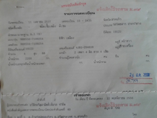 ขายรถบรรทุก4ล้อNHR55E เครื่อง4JB1 88แรงม้า