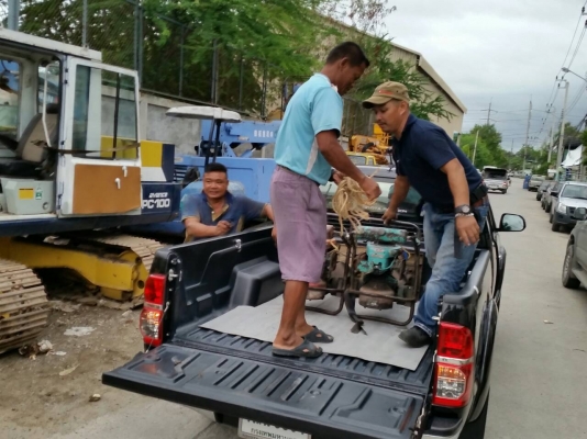 จัดส่งไประยองอีก 2 ตัว ครับ สำหรับเครื่องตบดิน อัดดิน แบบจิงโจ้ ขอบคุณมากครับ