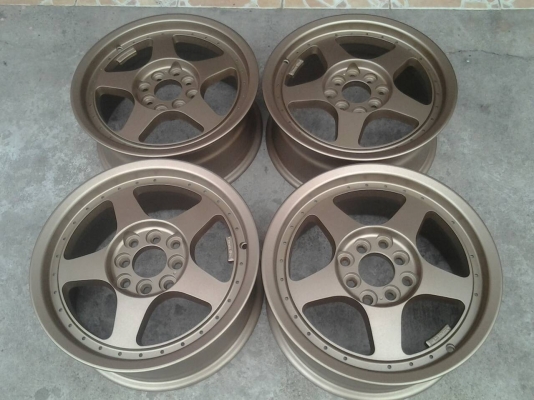 ล้อแท้ ลาย spoon 15*6.5/4*100-114 off38