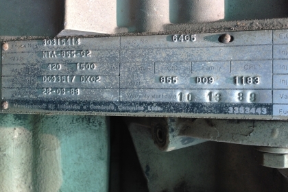 เครื่องกำเนิดไฟฟ้าเครื่อง Cummins Bigcam SET