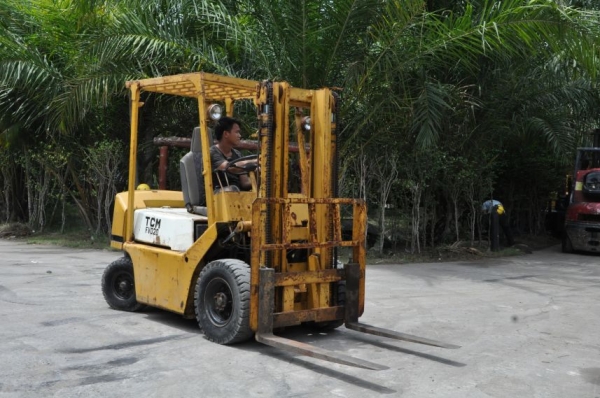 ขายFORKLIFT TCM FD20(2ตัน)ดีเซล สวยเดิมจากญี่ปุ่น ยังไม่เคยใช้ในไทย 129,000เท่านั้น!!