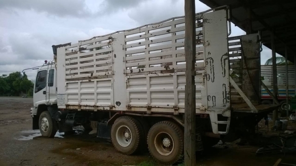 ขายรถพ่วง แม่-ลูกไม่ดั้ม ISUZU DECA 270 Euro2 เครื่องดำ 270 แรงม้า เกียร์เดิม คัสซีสวยตลอดเส้น ลูก 3 คาน 6.50 เมตร ทะเบียนพร้อมโอนครับ