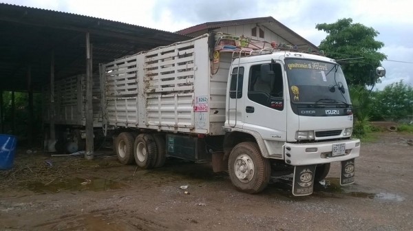 ขายรถพ่วง แม่-ลูกไม่ดั้ม ISUZU DECA 270 Euro2 เครื่องดำ 270 แรงม้า เกียร์เดิม คัสซีสวยตลอดเส้น ลูก 3 คาน 6.50 เมตร ทะเบียนพร้อมโอนครับ