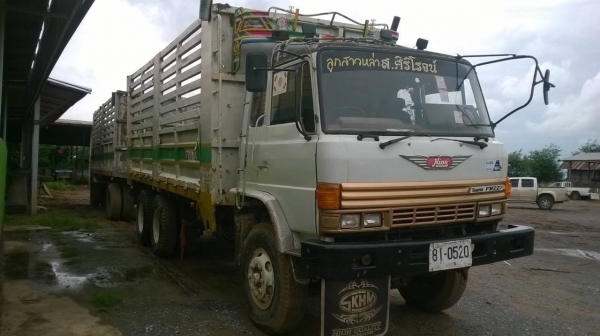 ขายรถพ่วง แม่-ลูกไม่ดั้ม HINO FM227 เครื่องเดิม EM100 220 แรงม้า เกียร์เดิม สโลว์เดิม คัสซีสวยตลอดเส้น ทะเบียนพร้อมโอน