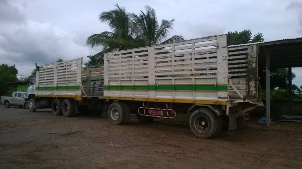 ขายรถพ่วง แม่-ลูกไม่ดั้ม HINO FM227 เครื่องเดิม EM100 220 แรงม้า เกียร์เดิม สโลว์เดิม คัสซีสวยตลอดเส้น ทะเบียนพร้อมโอน