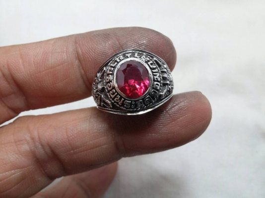 แหวนรุ่นสถาบันเนื้อเงิน