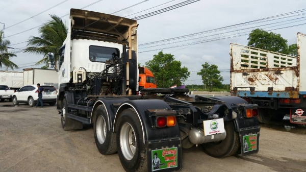 รถหัวลาก Isuzu รุ่น GXZ77NF1H 360 แรงม้า ปี 55 สภาพสวย พร้อมใช้งาน สนใจติดต่อเอ็ม ที เจริญยนต์ สาขาป