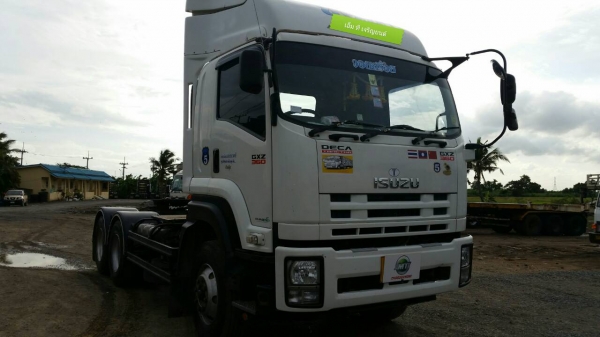 รถหัวลาก Isuzu รุ่น GXZ77NF1H 360 แรงม้า ปี 55 สภาพสวย พร้อมใช้งาน สนใจติดต่อเอ็ม ที เจริญยนต์ สาขาป