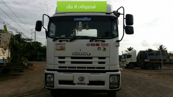 รถหัวลาก Isuzu รุ่น GXZ77NF1H 360 แรงม้า ปี 55 สภาพสวย พร้อมใช้งาน สนใจติดต่อเอ็ม ที เจริญยนต์ สาขาป