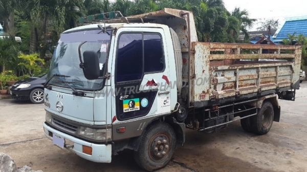 รถบรรทุก 6 ล้อดัมพ์ HINO กระบะบรรทุก ยาว 4.20 เมตร 120 แรงม้า ปีจดทะเบียน 2540