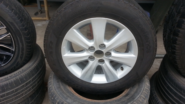 ล้ออะไหล่แม็คพร้อมยาง195-65R15 ล้อ5H100อัลติส พรีอุส โคลโลน่า