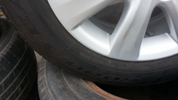 ล้ออะไหล่แม็คพร้อมยาง195-65R15 ล้อ5H100อัลติส พรีอุส โคลโลน่า