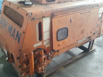 ขาย ปั้มลม AIRMAN: 125PDS เครื่องดีเชล 4 สูบ เก่านอก ญี่ปุ่นแท้