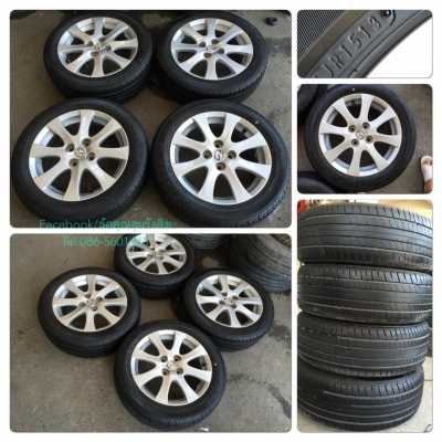 ขายล้อ15" Mazda2 +ยางปี13 4วงราคา 4,500