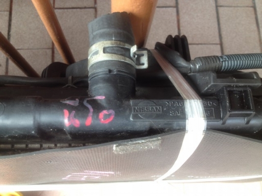 หม้อน้ำ NISSAN NEO ติดพัดลมเเผงเเอร์ครบของเก่าญี่ปุ่นสภาพสวย