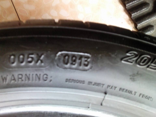 ขายยาง Michelin Pilot Sport3 205/50/16 ปี13 มีปะร้อน1เส้น